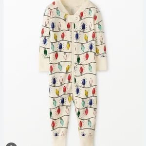 Hanna Andersson Bright Bulbs Print Onesie